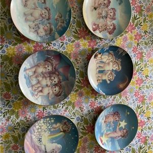 Vintage Collectors Dreamsicle Plates